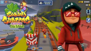 SUBWAY SURFERS GAMEPLAY PC HD 2024 - EASTER IRELAND - FESTIVE JAKE PAINT PALETTE BOARD