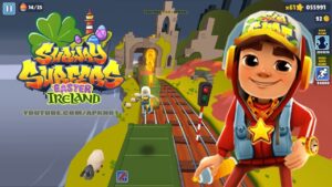 SUBWAY SURFERS GAMEPLAY PC HD 2024 - EASTER IRELAND - JAKE STAR OUTFIT BUNNY BOARD