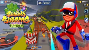 SUBWAY SURFERS GAMEPLAY PC HD 2024 - EASTER IRELAND - SUPER JAKE SCOOT BOARD