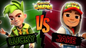 SUBWAY SURFERS WORLD TOUR - GAMEPLAY JAKE AND LUCKY