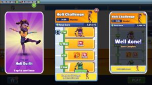 Subway Surfer Upcoming Challenge Moira Holi Outfit by Time Travel Subway Surfers Easter Ireland 2024