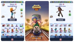Subway Surfers Easter Ireland 2024 Meggan vs Freya vs Alia Sneaky Blinders Outfit