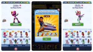 Subway Surfers Las Vegas 2024 Apple Bundle vs Astra vs Stella