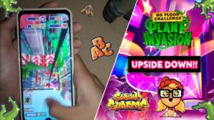 Subway Surfers Plant Invasion - Upside Down Challenge!! 😵