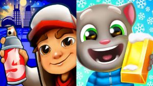 ! Subway Surfers! | ! Talking Tom Gold Run! Gameplay - Android / IOS Games // Mobile Games