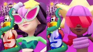 Subway Surfers Vegas Queen 2024 No Floor Challenge Astra vs Ji-Yeong Celestial Outfit Gameplay HD