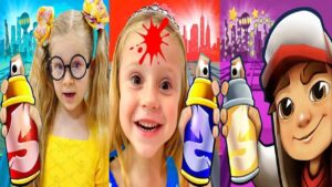 Subway Surfers Vegas Queens 2024 No Floor Challenge Astra and Ji-Yeong vs Kids Diana vs Like Nastya