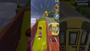 Subway surfers game play #trending #youtubeshorts