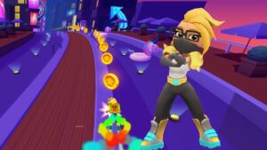 Super Runner Tricky Vs Astro Tune - Boombox, Subway City Xmas – Subway Surfers Las Vegas