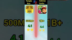 Temple Run vs Subway surfers 🔥🤯 | #shorts #templerun #viral