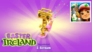 UNLOCKING I-SCREAM ON SUBWAY SURFERS EASTER IRELAND 2024