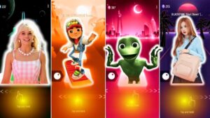 BARBIE GIRL vs SUBWAY SURFERS vs ALIEN DANCE vs BLACKPINCK SOLO