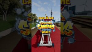 Cars in the Subway Surfers world😁 #subwaysurfers #cars #beamngdrive #games