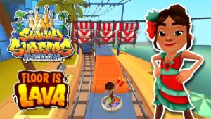 NEW FLOOR IS LAVA CHALLENGE IN BARCELONA 2023 WITH SOFIA - SUBWAY SURFERS UNDERWATER 2024
