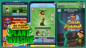 Plant Invasión: Subway Surfers No Floor Tricky
