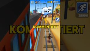 SUBWAY SURFERS ABER ICH MUSS 137 MÜNZEN EINSAMMELN 1️⃣3️⃣7️⃣💸#viral #share #foryou #goviral #shorts