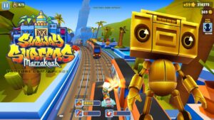 SUBWAY SURFERS GAMEPLAY PC HD 2024 - MARRAKESH - BOOMBOT ASTRO TUNE BOARD
