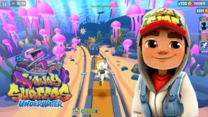 SUBWAY SURFERS GAMEPLAY PC HD 2024 - UNDERWATER - JAKE JELLY BOARD