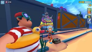 SUBWAY SURFERS GAMEPLAY PC HD 2024 - UNDERWATER - JAKE STAR OUTFIT KOINOBORI BOARD