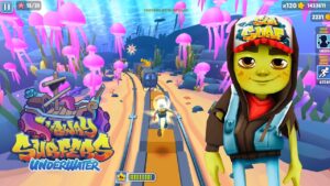 SUBWAY SURFERS GAMEPLAY PC HD 2024 - UNDERWATER - ZOMBIE JAKE FLASH JET BOARD