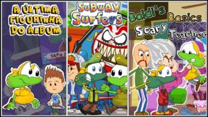 Sapo Brothers S03:Ep07 A Última Figurinha do Álbum, Subway Surfers, Baldys e ScaryTeatcher