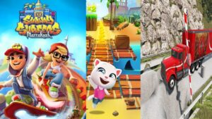 Subway Surfer || Tom Gold Run Game vs BeamNG Bollard Car All Level Crashes Fun