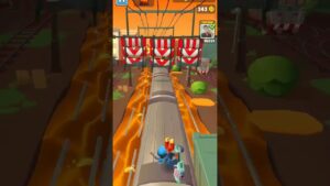 Subway Surfers #12 | Lava Floor Challenge with Hoverboard #trending #shorts