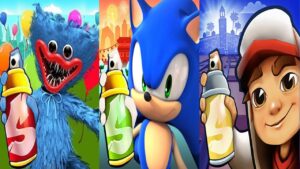 Subway Surfers Marrakesh 2024 vs Sonic vs Huggy Wuggy Gameplay HD