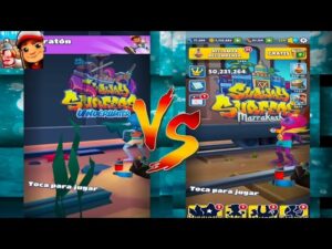 Subway Surfers Underwater Koral: vs :Subway Surfers Marrakesh Fantasma