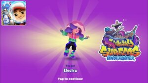 Subway Surfers Upcoming Character Electra By Time Travel in Subway Surfer World Tour Underwater 2024