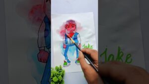 Subway surfers Jake drawing 🤯 | #shorts #crazyarts