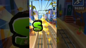 game play subway surfers 🚄🚄 #shorts #subway #viral #gaming