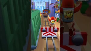 subway Surfers eu fiz duas vezes a burla das três fileiras de moedas quase seguidas