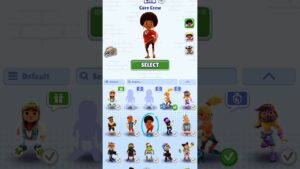 All characters open Subway surfers channlage for the all YouTube #youtubeshorts