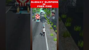 HOW TO PLAY SUBWAY SURFERS IN FREE FIRE #freefireshorts #shortsfeed #shorts