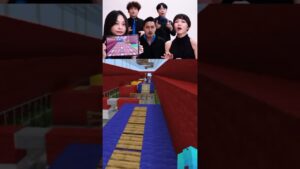 Minecraft subway surfers 🤔 #shorts #minecraft #subwaysurfers