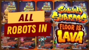 ROBOT CHALLENGE IN SUBWAY SURFERS: THE FLOOR IS LAVA!