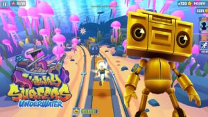 SUBWAY SURFERS GAMEPLAY PC HD 2024 - UNDERWATER - BOOMBOT JAK BOARD