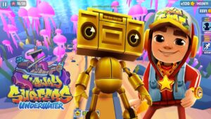 SUBWAY SURFERS GAMEPLAY PC HD 2024 - UNDERWATER - JAKE STAR OUTFIT+BOOMBOT