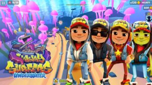SUBWAY SURFERS GAMEPLAY PC HD 2024 - UNDERWATER - JAKE+DARK+STAR+ZOMBIE JAKE