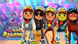 SUBWAY SURFERS GAMEPLAY PC HD 2024 - UNDERWATER - JAKE+DARK+STAR+ZOMBIE+FESTIVE JAKE