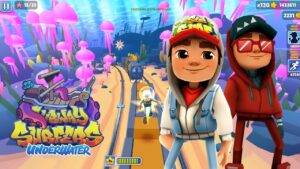 SUBWAY SURFERS GAMEPLAY PC HD 2024 - UNDERWATER - JAKE+FESTIVE JAKE