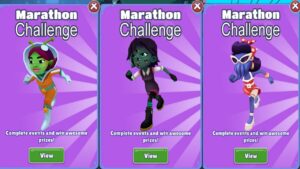 SUBWAY SURFERS MARATHON CHALLENGE "HOUSTON" VS "HAUNTED HOOD" VS "VANCOUVERSPRING"