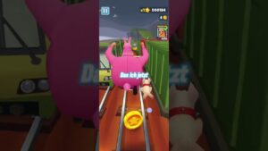 Subway Surfer aber wir dürfen nur 8 Münzen einsammeln!😄