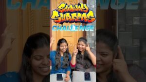 Subway Surfers Challenge 🤩🏃#sharmilanirmalavlogs #shorts #sharmilageorge