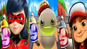 Subway Surfers Classic 2024 vs Lady Bug vs 3D Tagbot Gameplay HD