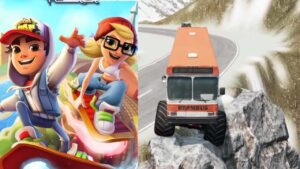 Subway Surfers ||  Modify Big  Jumbo Bus Tire  Crashes Fun || Android Play || Mobile Play Pc