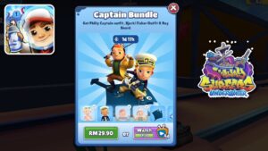 Subway Surfers Underwater 2024 Captain Bundle in Mystery Hurdles Challenge