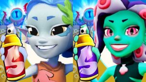 Subway Surfers Underwater 2024 Koral Fan Special vs Koral Tenta-Queen Outfit Gameplay HD