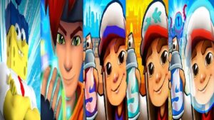 Subway Surfers Underwater VS Seattle VS Mumbai VS MetroLand SpongeBob: Sponge on the Run   Gameplay